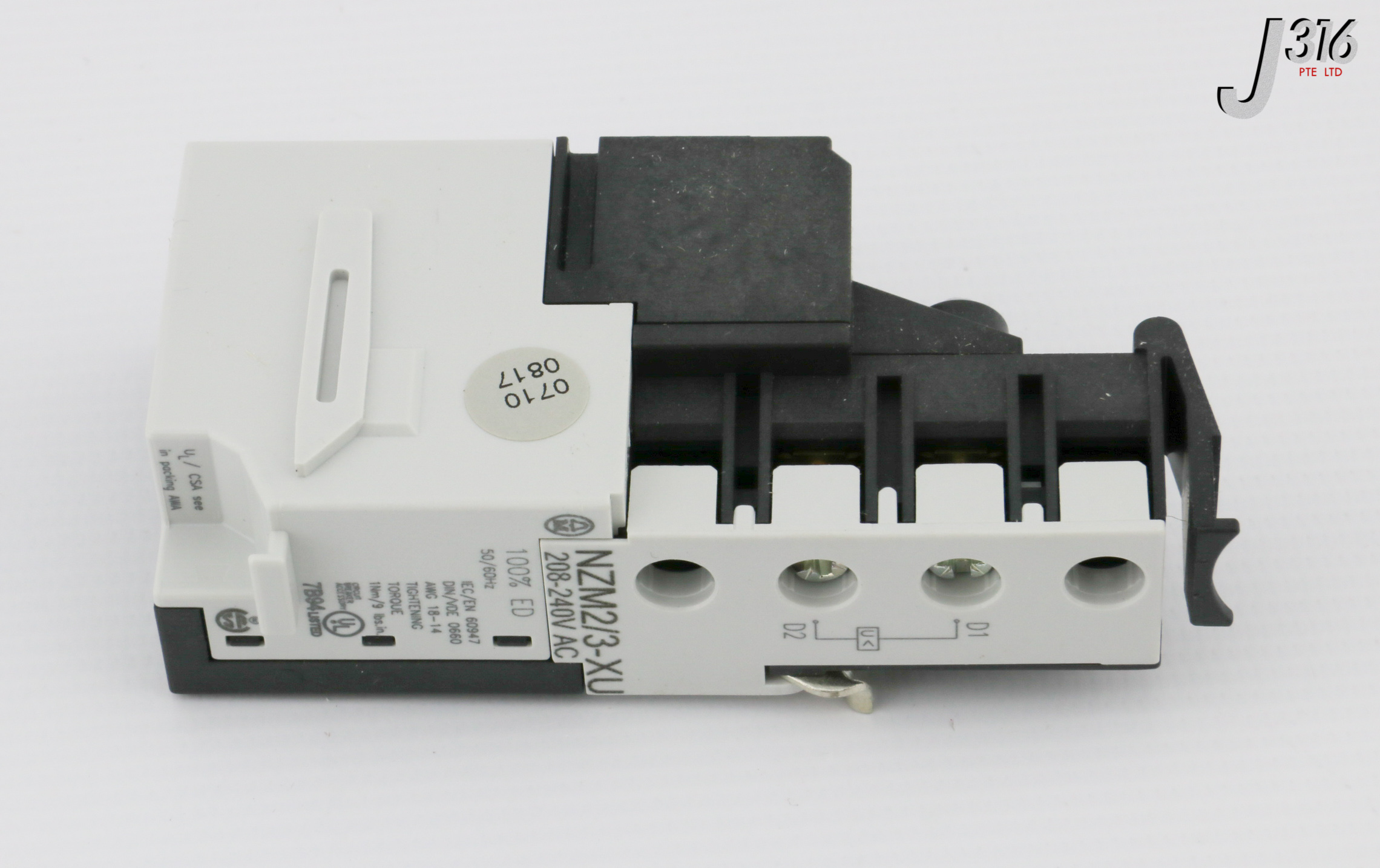 30947 EATON MOELLER UNDERVOLTAGE RELEASE, 208-240V (NEW) NZM2/3